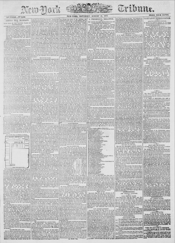 Chambers' report of his four days incarcerated as a mental patient at the Bloomingdale Lunatic Asylum, having feigned insanity to enter the institution undercover and expose its dubious practices. (HT/ Andie Tucher)