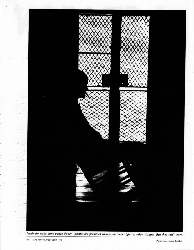 Dick Reavis poses as an attendent at Rusk State Hospital to report what he sees.