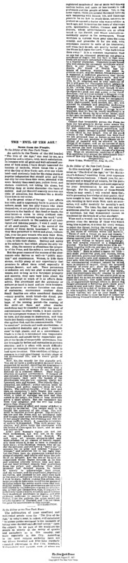 Letters to the Editor in support of the series