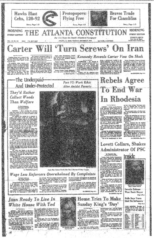 Constitution finds the American work ethic alive and well, even at the lowest paid level of employment.