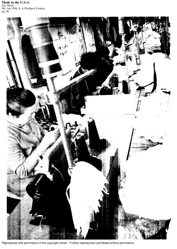 Helen Zia goes undercover for Ms. Magazine to investigate the sweatshops of San Francisco that employ Asian-American women workers.