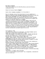 First installment of Sachar's eight-part series on her year as an eighth-grade math teacher in Flatbush, Brooklyn.