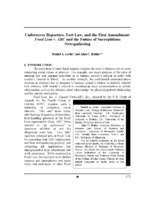 Does reporting undercover and lying about your identity constitute fraud? This article covers the Food Lion controversy in detail.